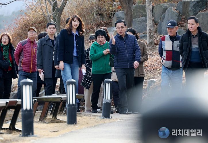 동네방네 현장스케치 행사 중 현장 점검 모습