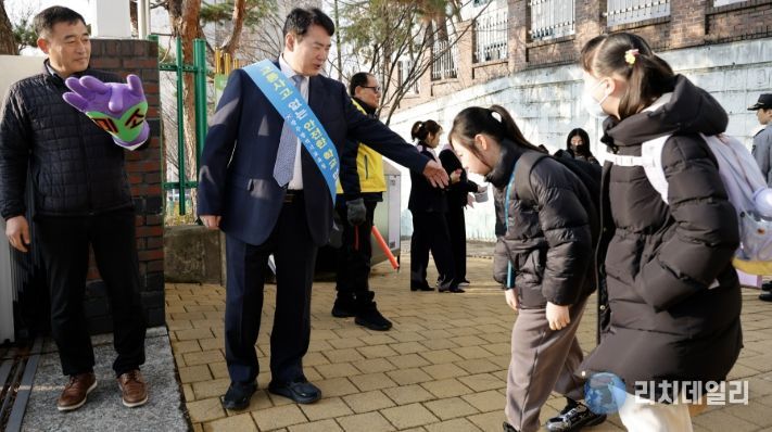 주시교육청, 교통안전 캠페인