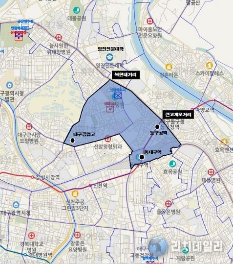 동구 일부 지역, 흐린 물 출수 예상 안내