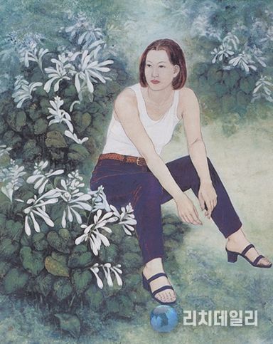 <울산광역시 미술대전> 제3회(1999) 대상 천태자_아름다워라 (한국화)