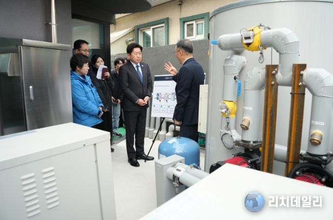 히트펌프 현장방문 및 전기화 계획 발표