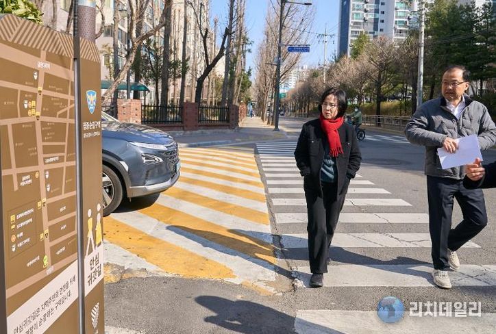 강동형 안심귀삿길 디자인 확산사업 현장방문