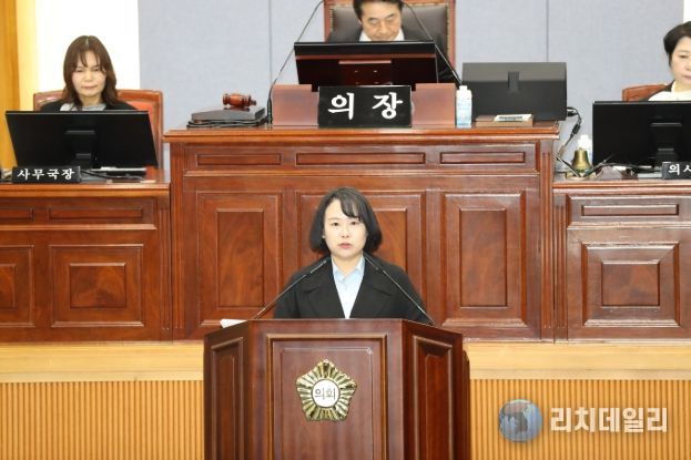 이혜인 남구의원, 본회의서 파크골프장 연회원제 도입 반대의견 피력