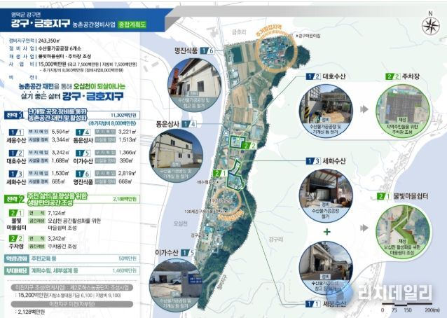 영덕 강구·금호지구 농촌공간정비사업 계획