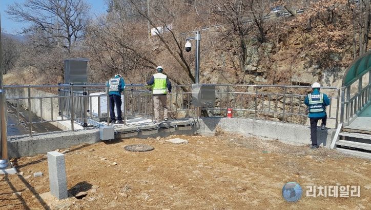 해빙기 저수지 점검(물넘이 및 방수로)