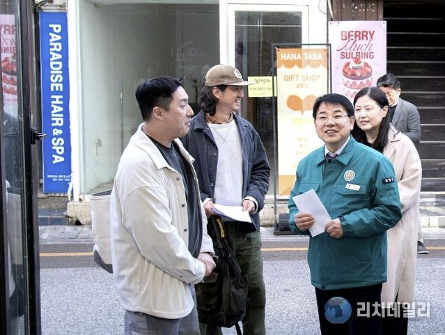 윤일현 부산 금정구청장, 부산대 상권 '로컬 1호점 거리' 조성 현장 점검