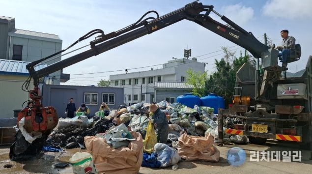 임곡동 수거현장