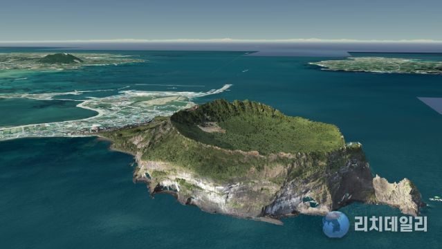 KIGAM 지오빅데이터 오픈플랫폼 상의 성산일출봉 (‘25년 연구부 구축․공유)