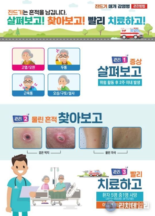 진드기 매개 감염병 관리방법 카드뉴스