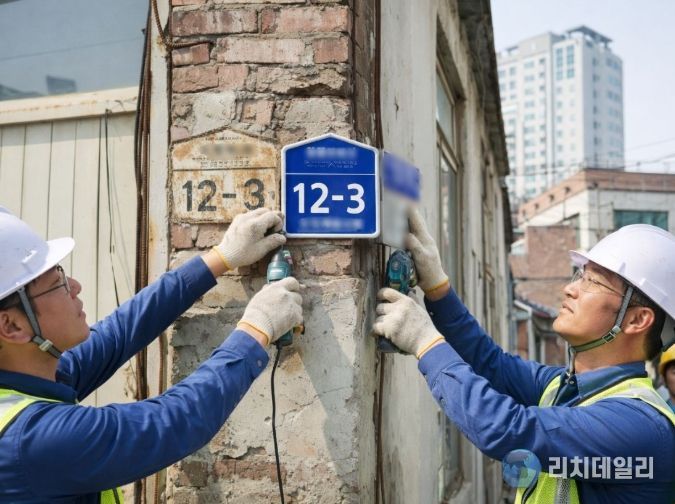 장흥군, 노후 건물번호판 무상 교체