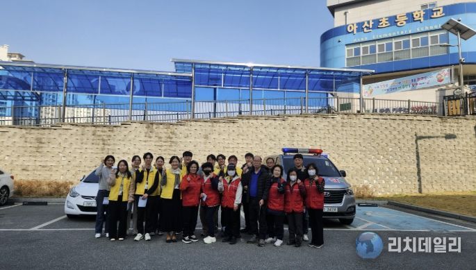 민·관·경 합동점검 기념 사진 촬영