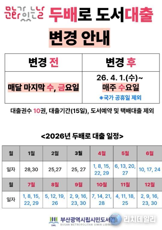 두배로데이 변경 안내문.