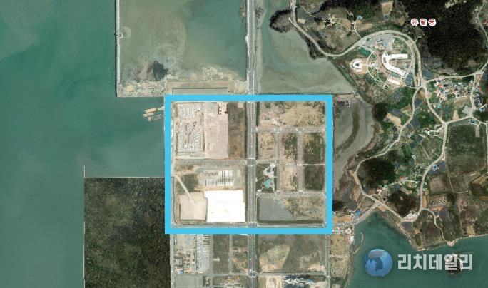 주요 면적 증가 사례(전남 목포시 목포신항 항만배후단지 공유수면 매립(0.46㎢))
