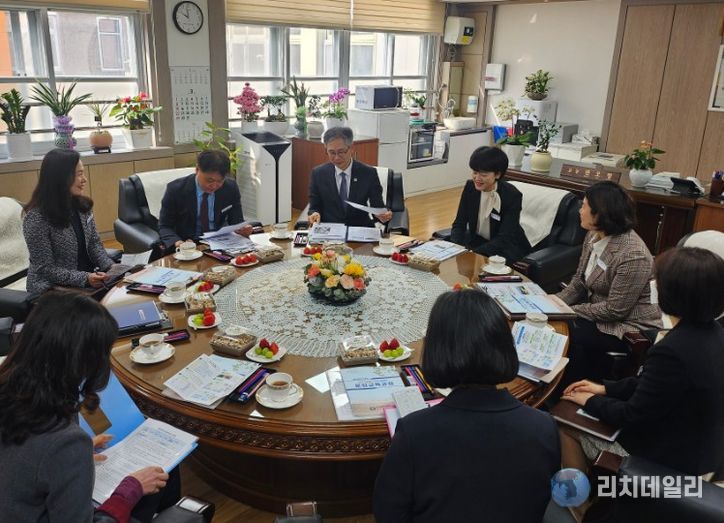 신임교장 부임 학교 방문