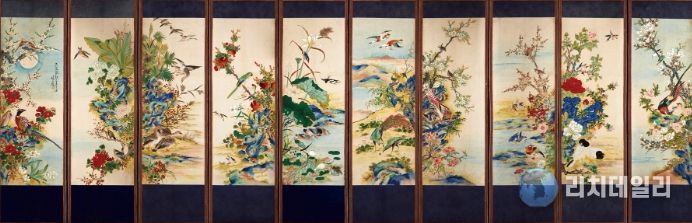 정읍시립박물관, 석지 채용신 화조화전 개최