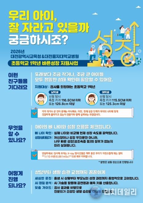 ‘2026년 학생 바른성장 지원 사업’ 포스터