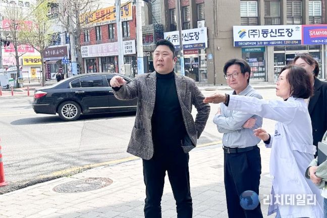 김종섭 부의장 반구동 주정차 관련 민원 현장 점검 실시