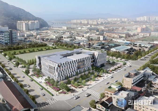 한전 강원본부 신축사옥 예상 조감도