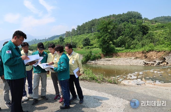 2025집중호우피해 현장점검사진