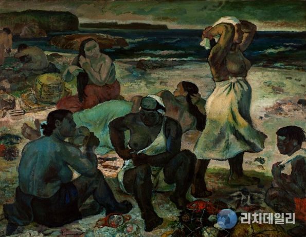 장리석기념관 상설전시 《숨비소리》 포스터 시안