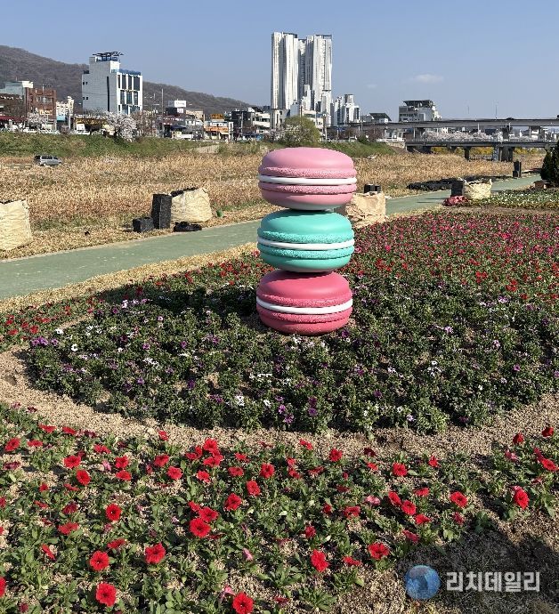 2026 무심천 흥덕대교 마카롱 조형물
