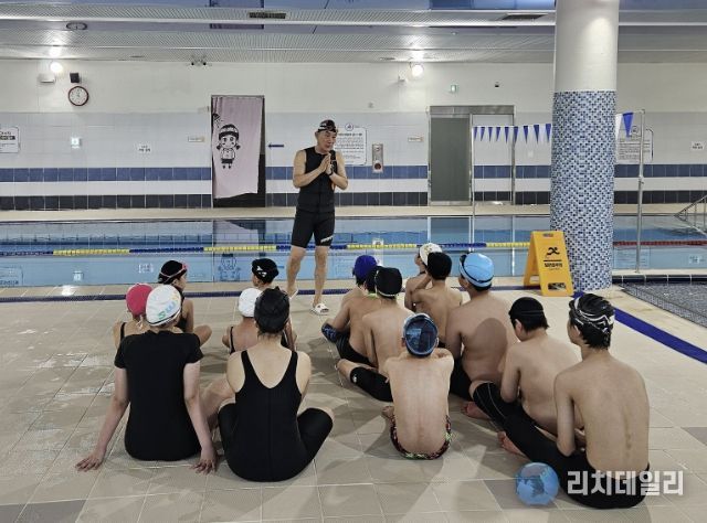 태안군가족공감센터 내 어린이수영장 모습.