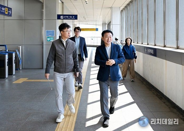 의정부시는 4월 8일 의정부역 일대에서 수도권광역급행철도(GTX)-C 의정부역 사업 예정지에 대한 현장 점검을 실시했다.