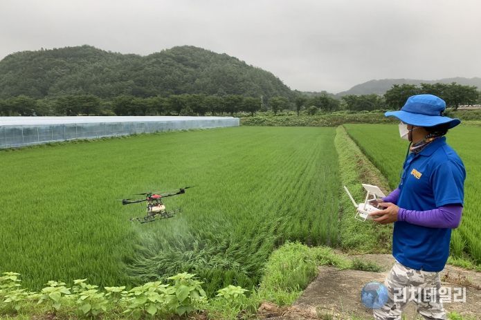 무주군 벼 무인 공동방제 지원사업